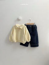 [minirobe] Boy collared sweatshirt