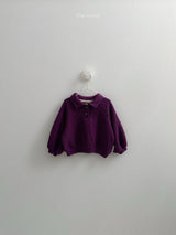 [minirobe] Boy collared sweatshirt
