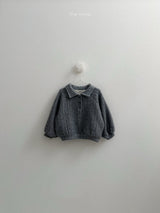 [minirobe] Boy collared sweatshirt