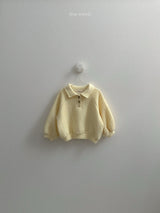[minirobe] Boy collared sweatshirt