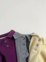 [minirobe] Boy collared sweatshirt