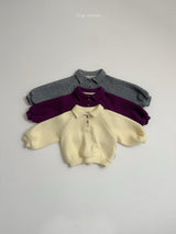 [minirobe] Boy collared sweatshirt