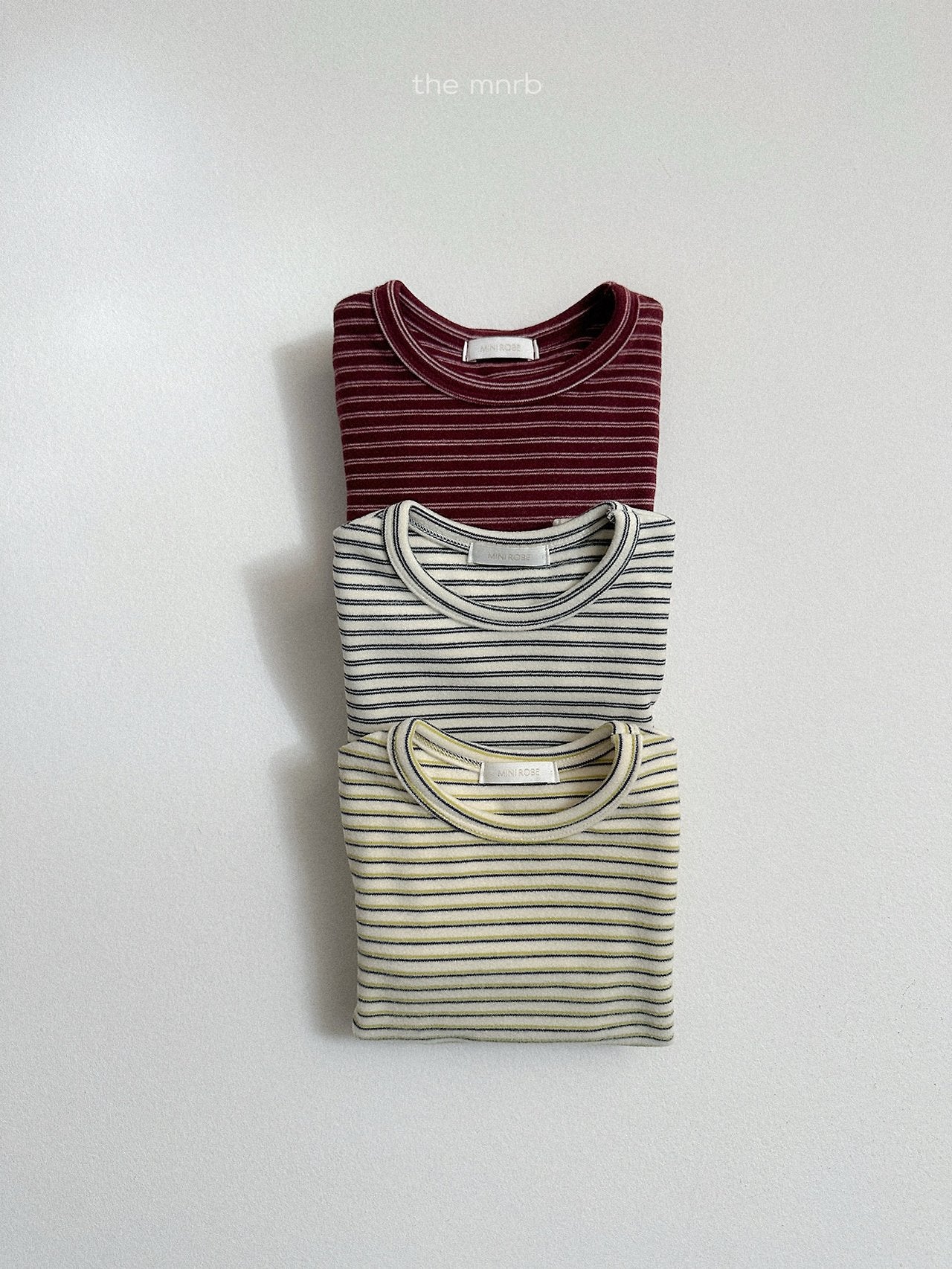 [minirobe] Yoyo striped tee