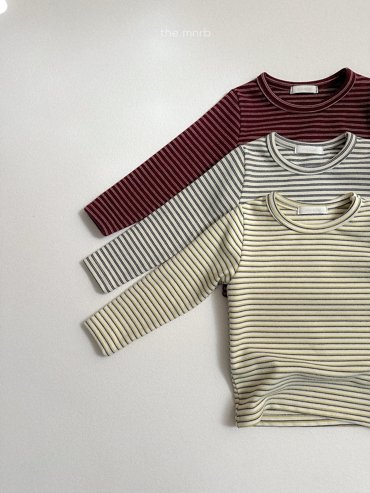 [minirobe] Yoyo striped tee