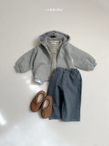 [minirobe] Barrel zip-up hoodie