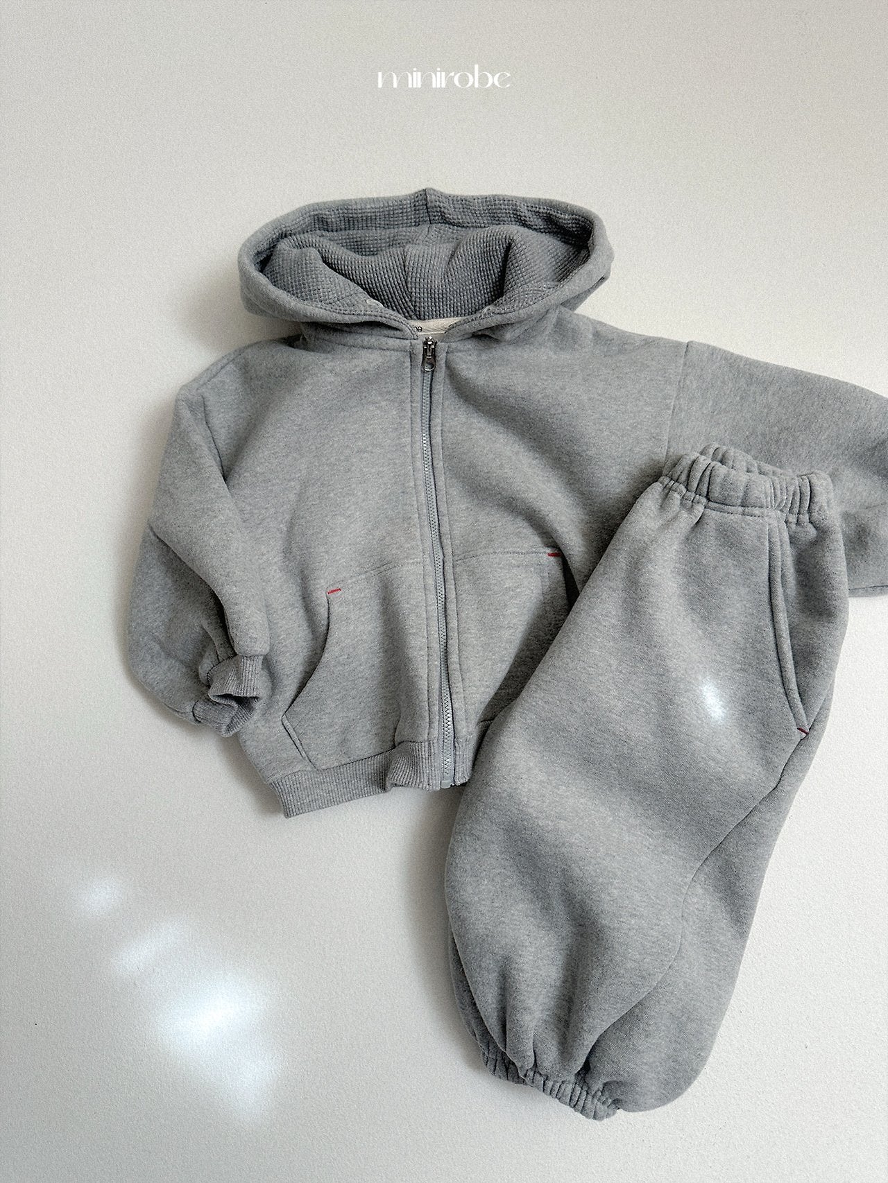 [minirobe] Barrel zip-up hoodie