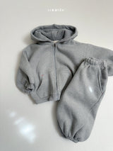 [minirobe] Barrel zip-up hoodie