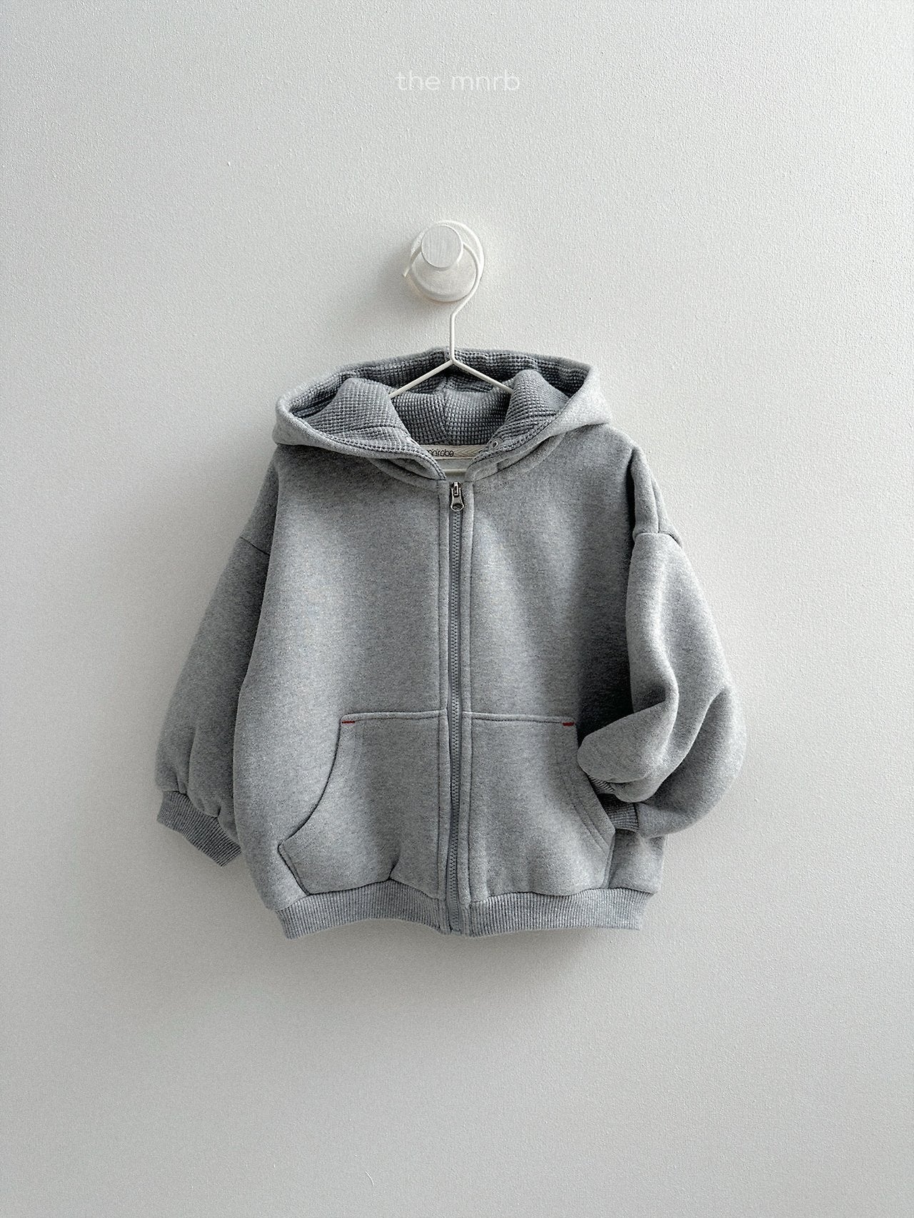 [minirobe] Barrel zip-up hoodie