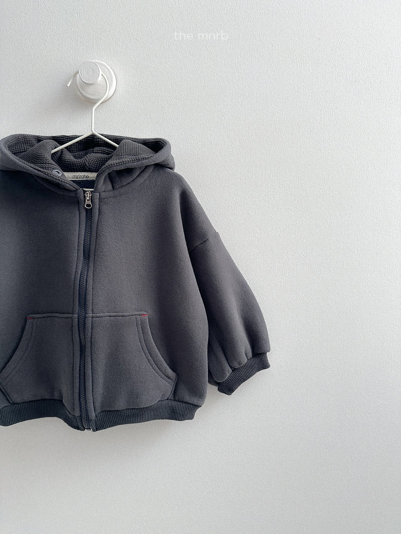 [minirobe] Barrel zip-up hoodie