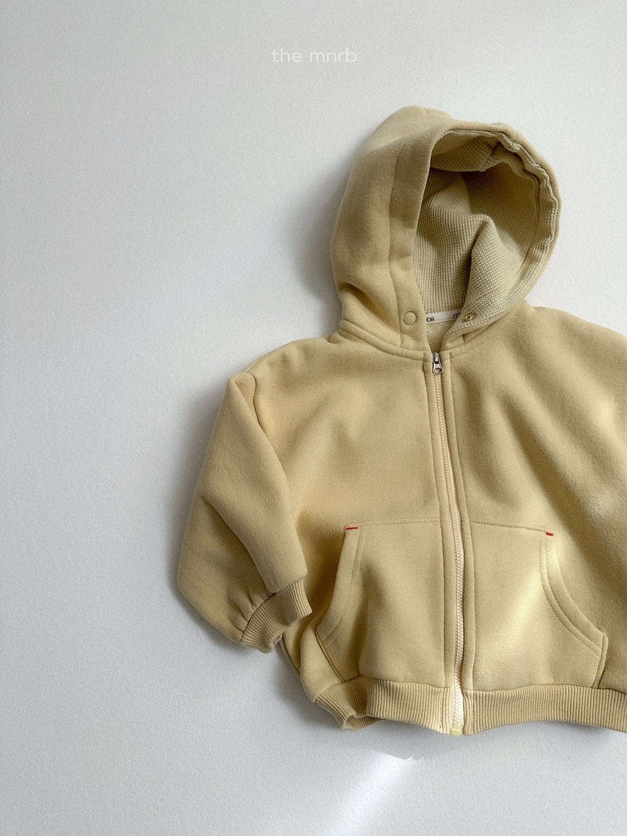 [minirobe] Barrel zip-up hoodie