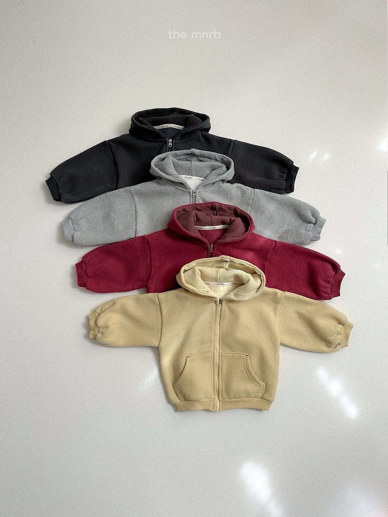 [minirobe] Barrel zip-up hoodie