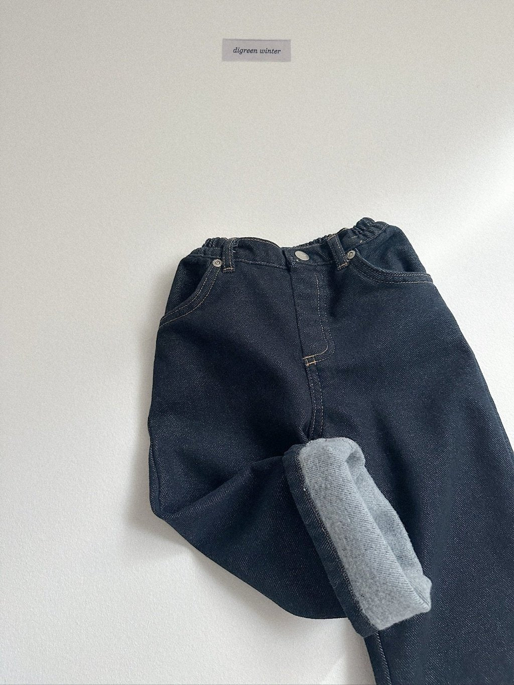 [digreen] Non-fade Denim Pants