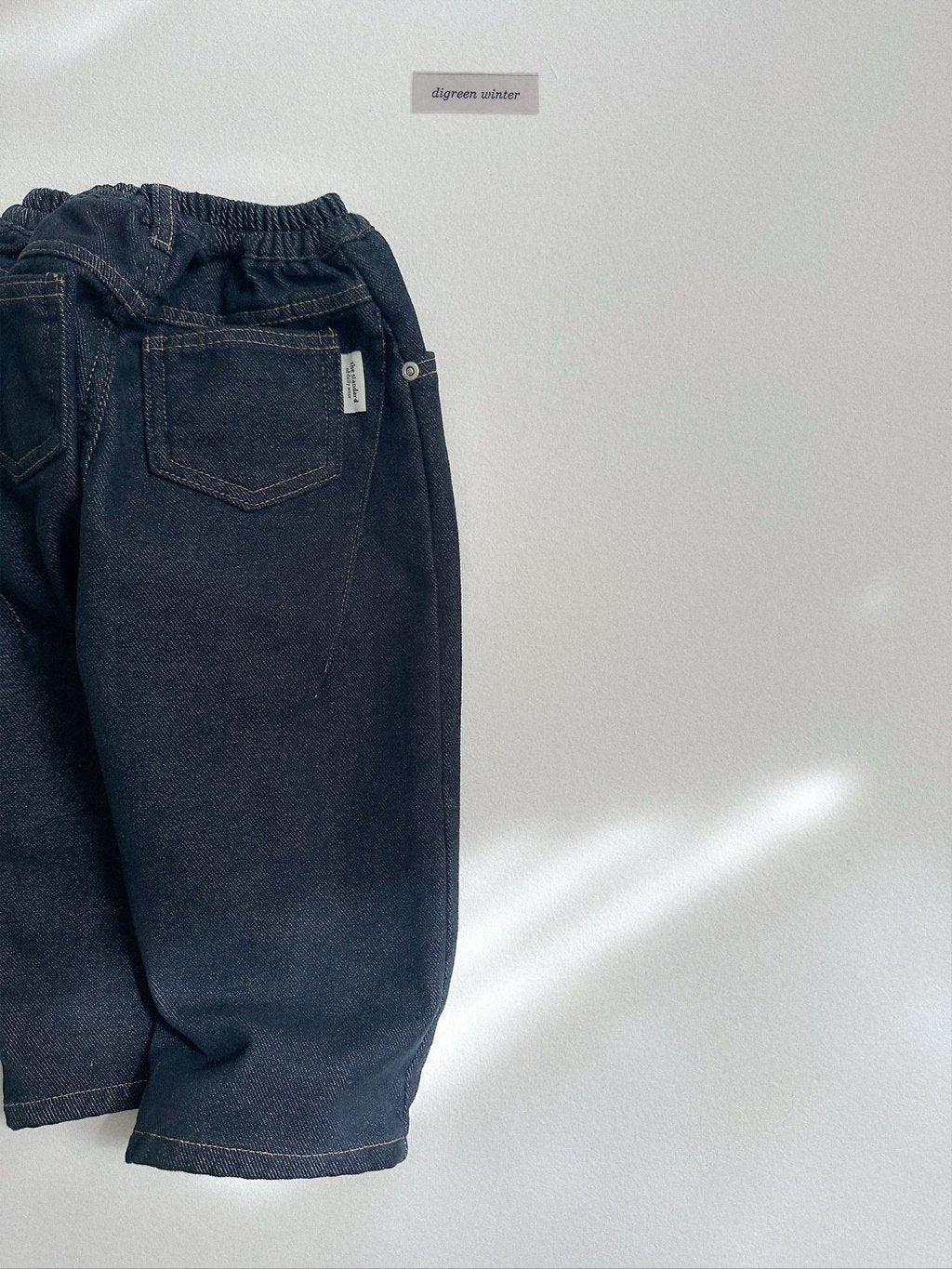 [digreen] Non-fade Denim Pants