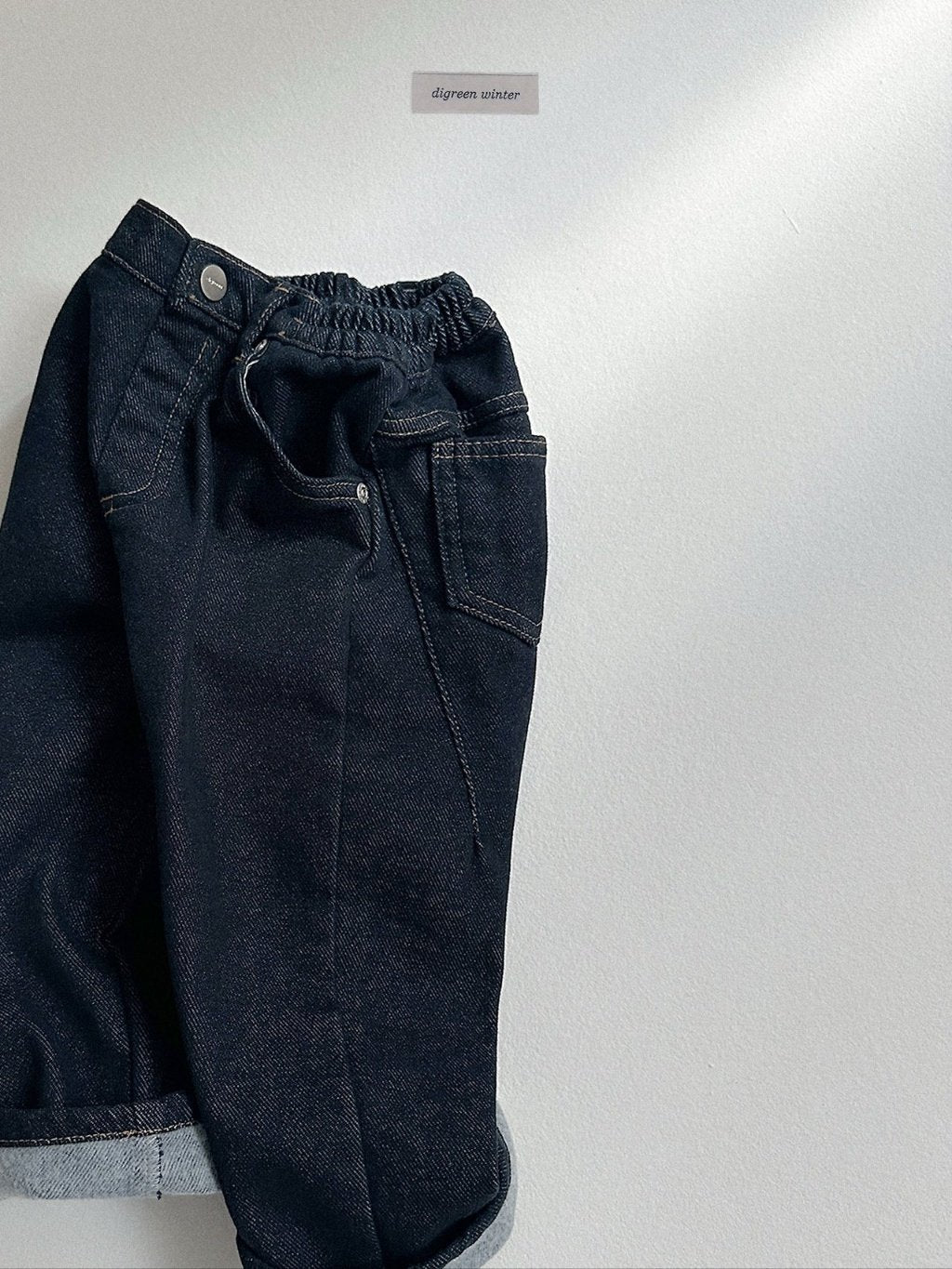 [digreen] Non-fade Denim Pants