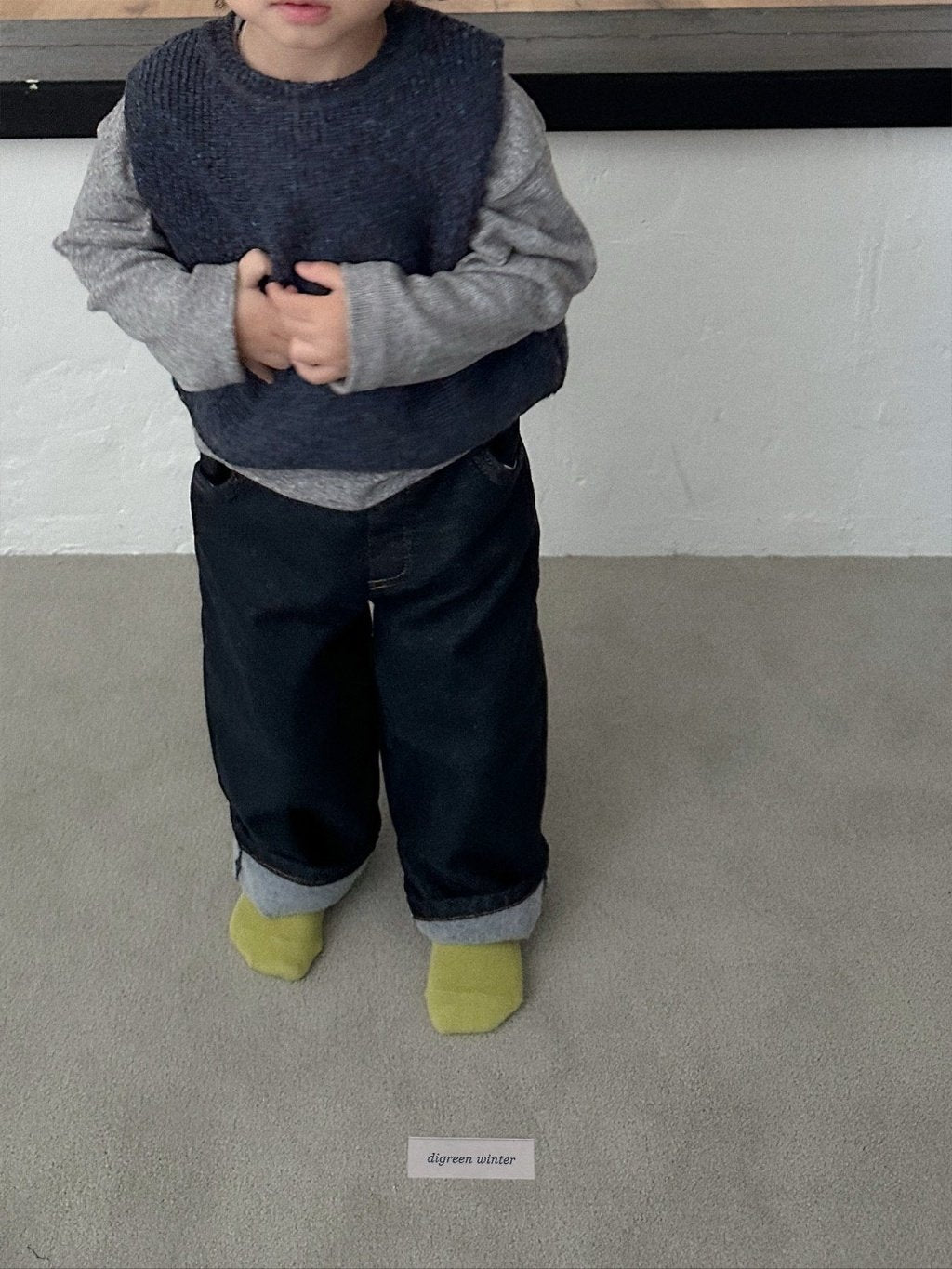 [digreen] Non-fade Denim Pants