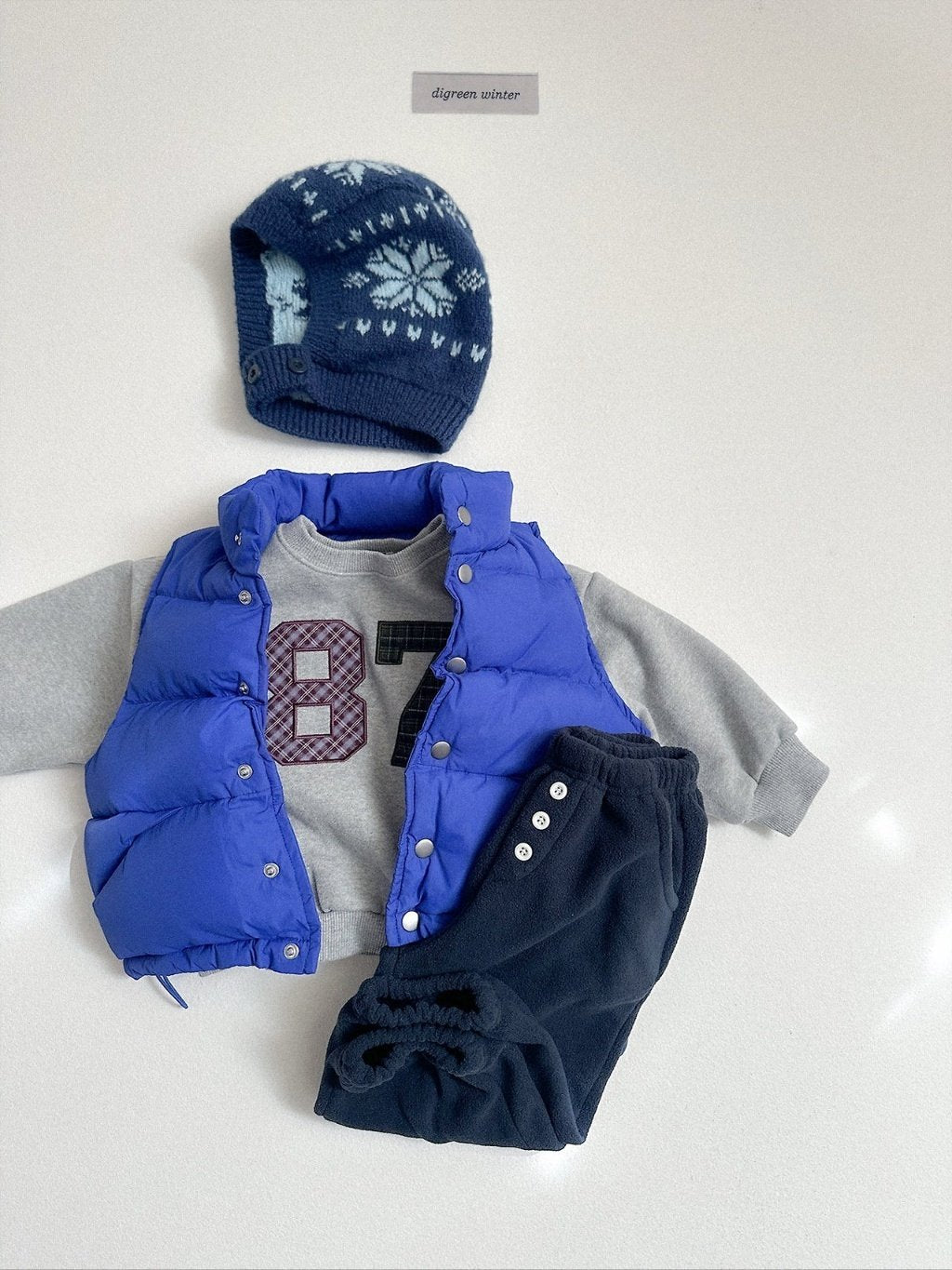[digreen] Vivid Padded Vest