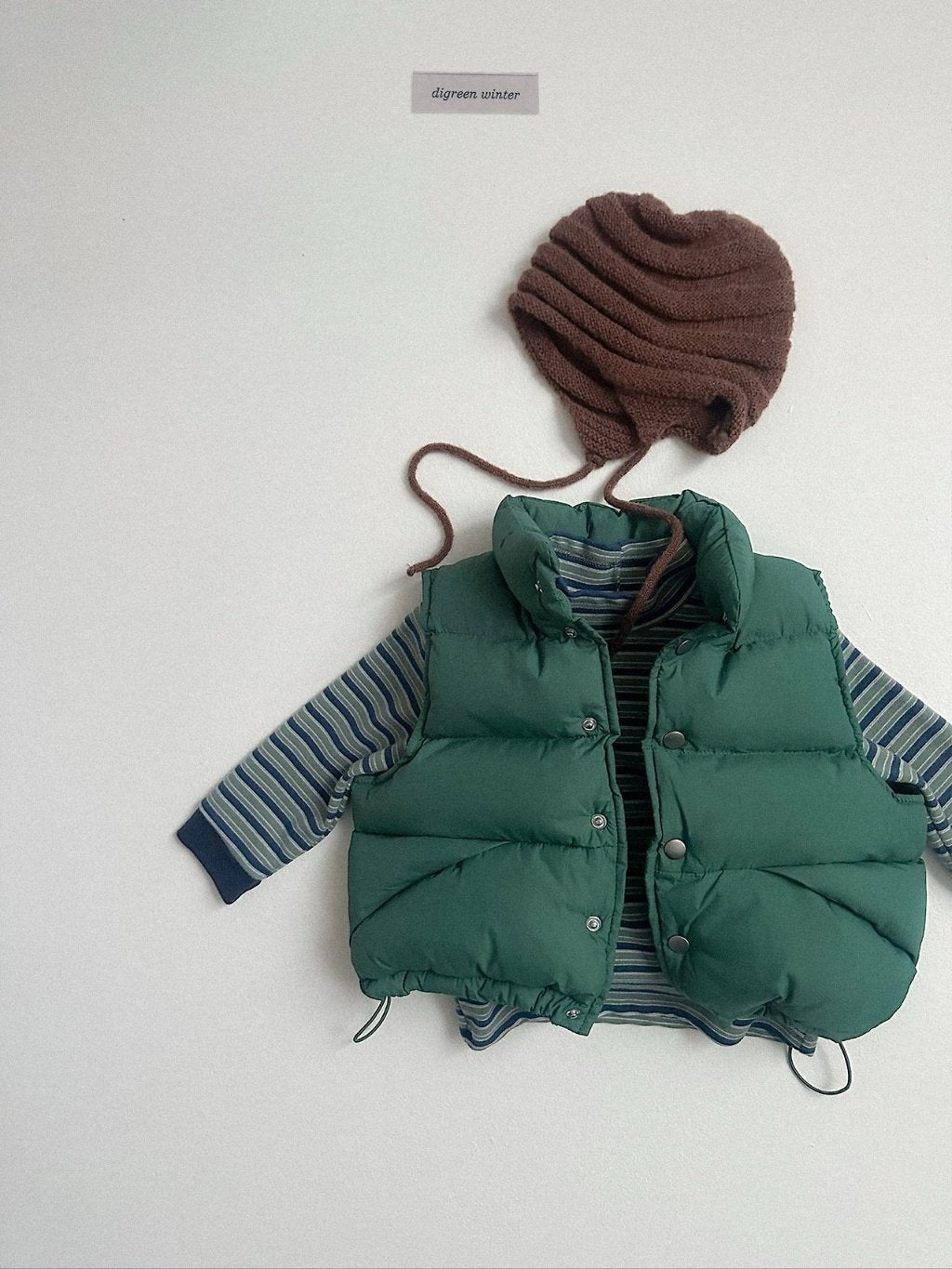 [digreen] Vivid Padded Vest