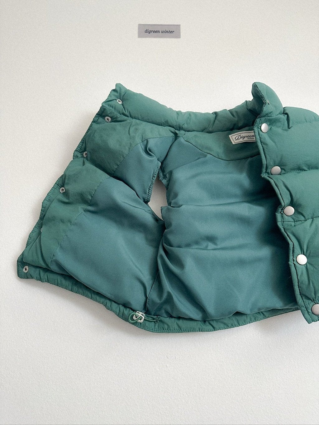[digreen] Vivid Padded Vest