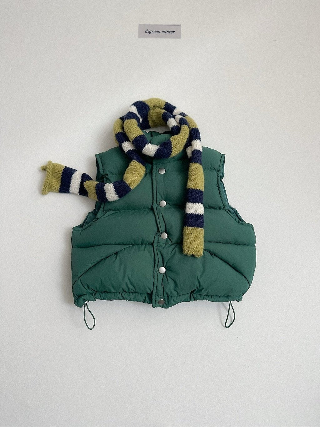 [digreen] Vivid Padded Vest