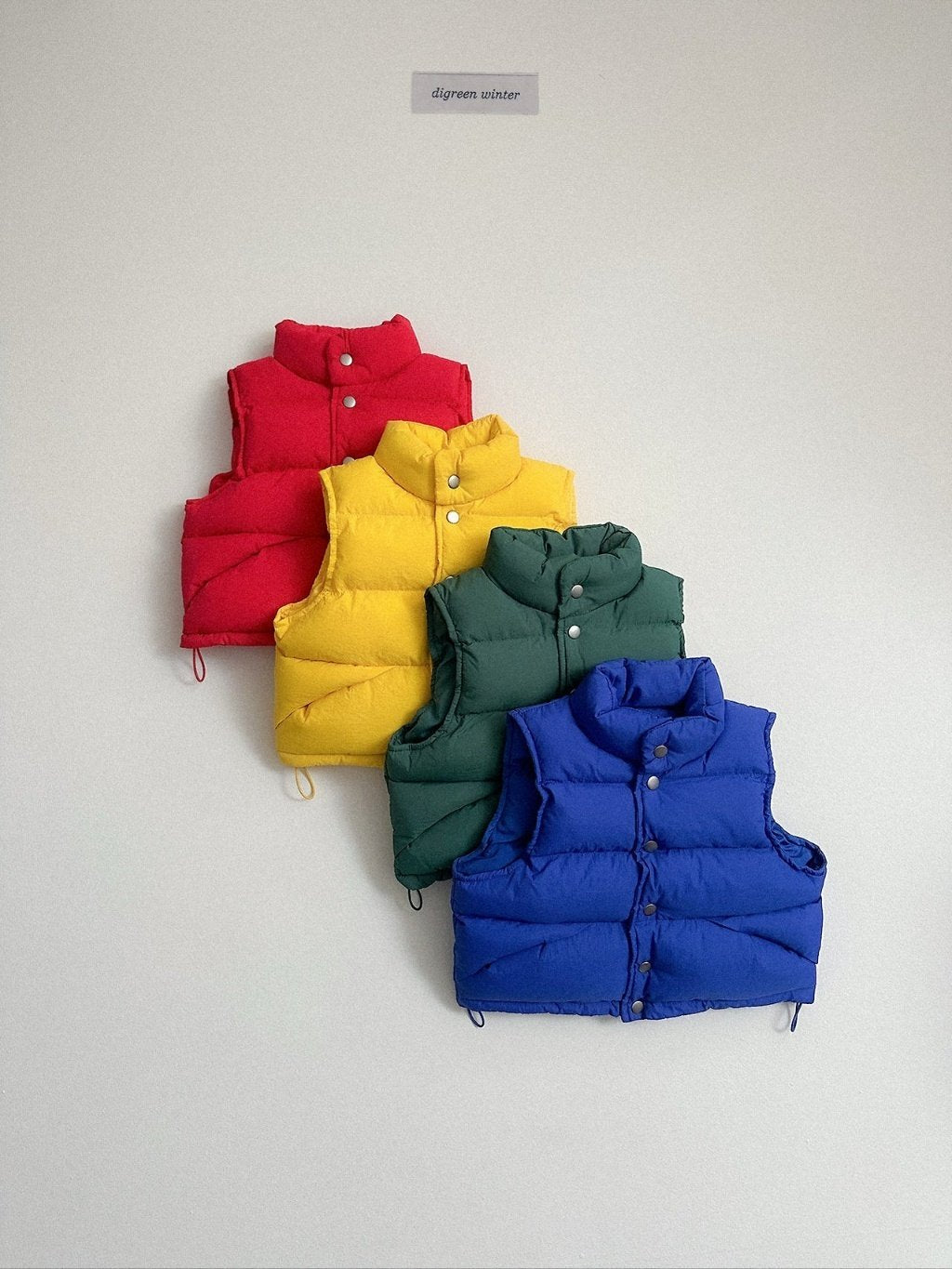 [digreen] Vivid Padded Vest