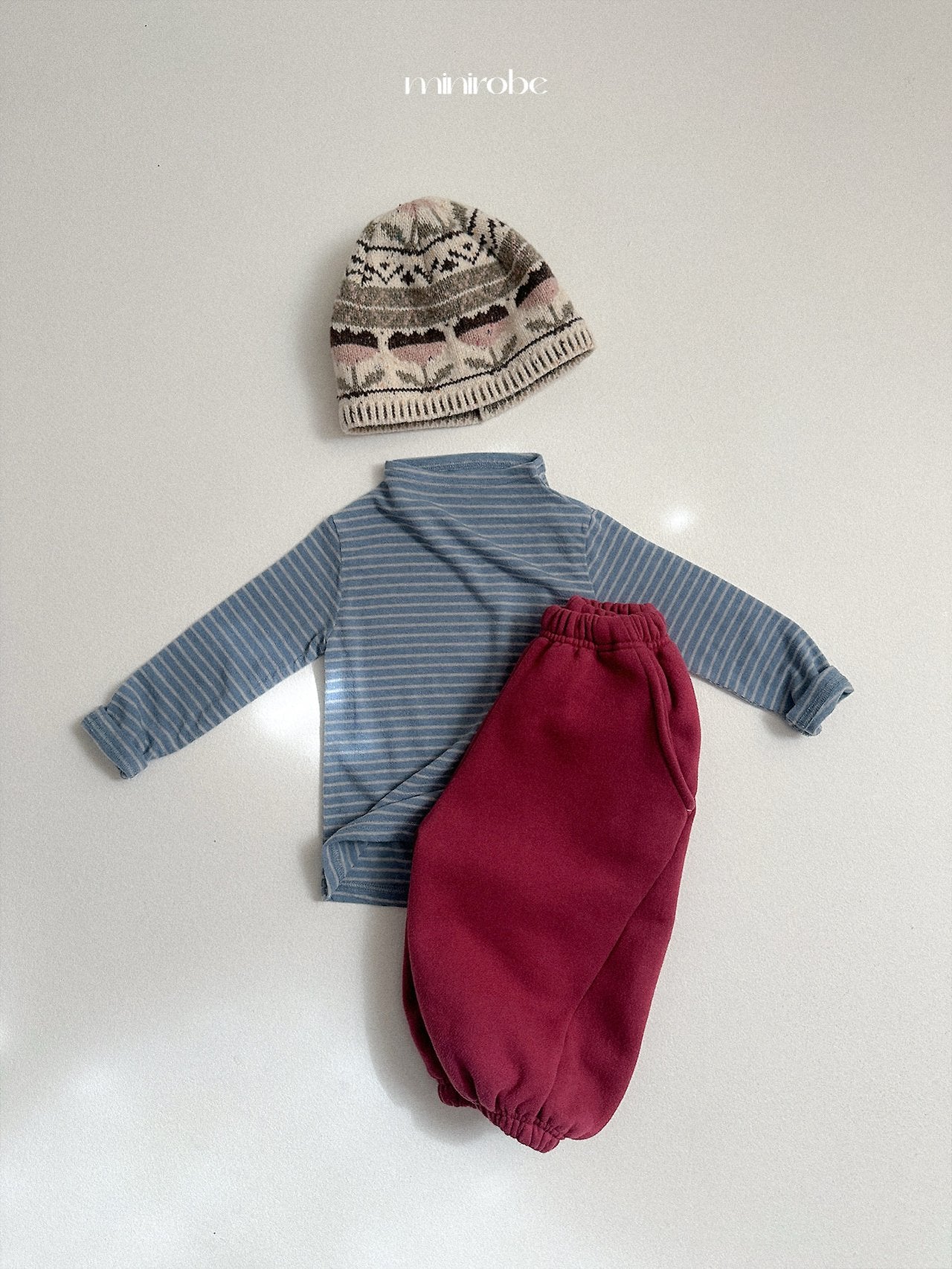 [minirobe] Barrel jogger pants