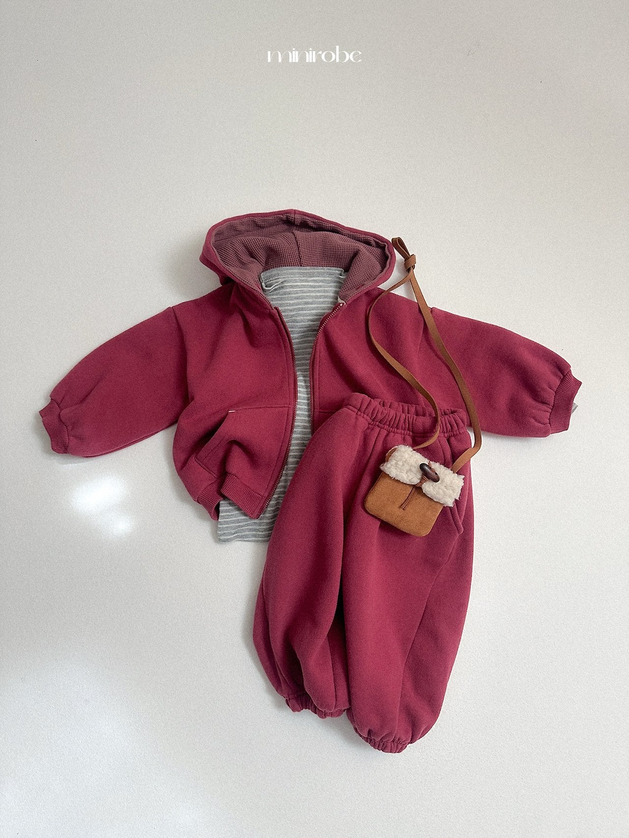 [minirobe] Barrel jogger pants