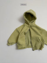 [digreen] Caramel Zipup Hoodie