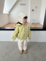 [digreen] Caramel Zipup Hoodie