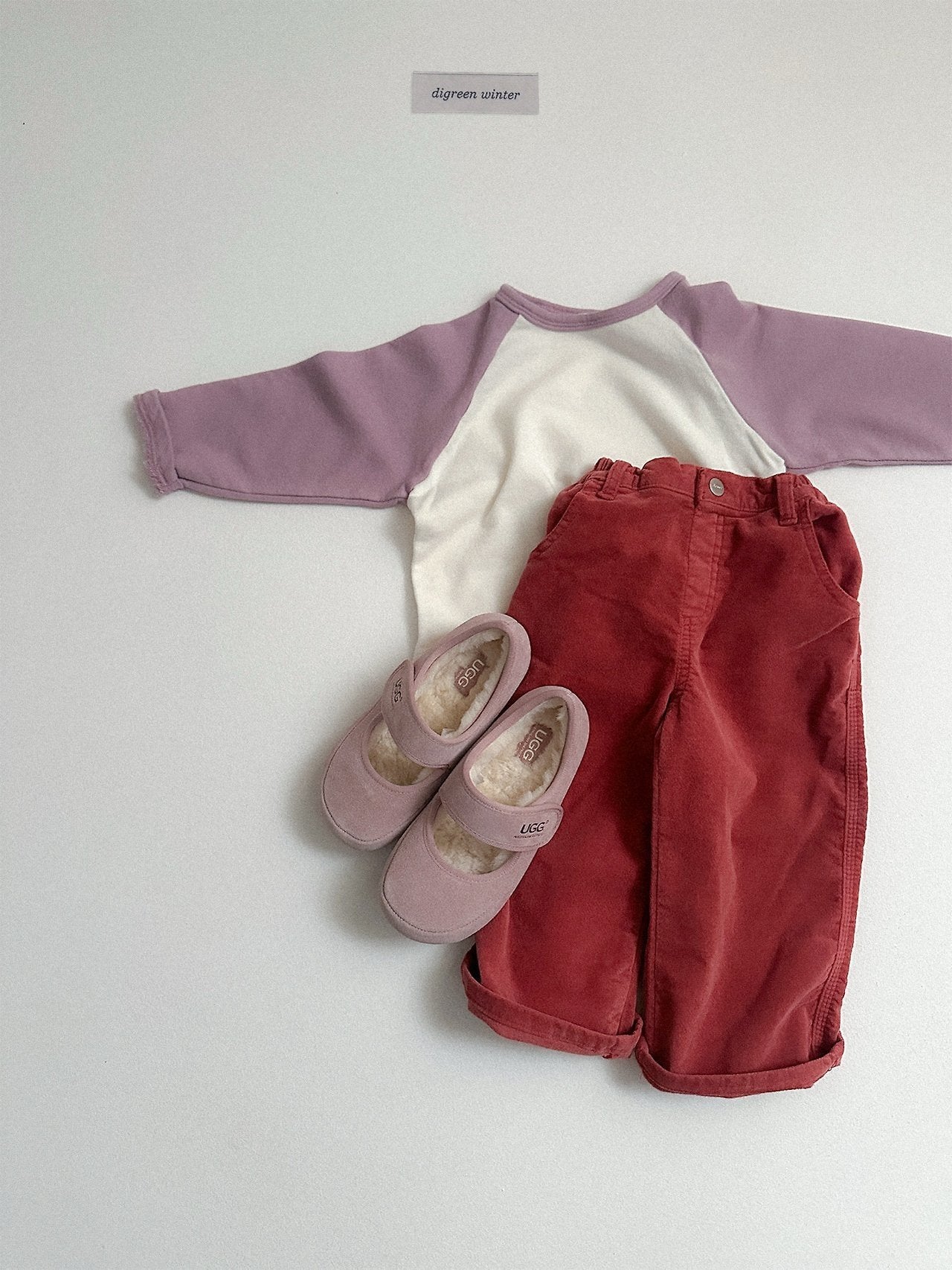 [digreen] Color Raglan Tee