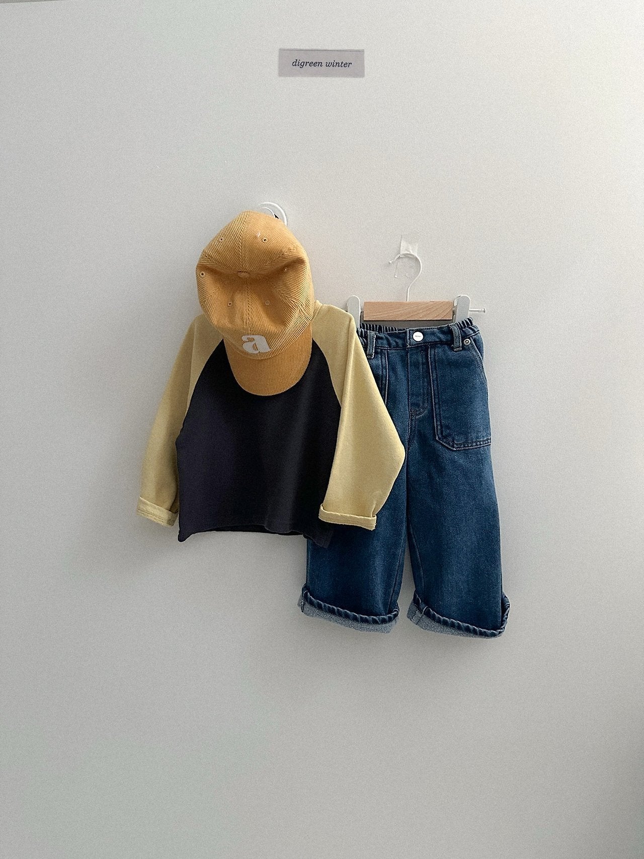[digreen] Color Raglan Tee