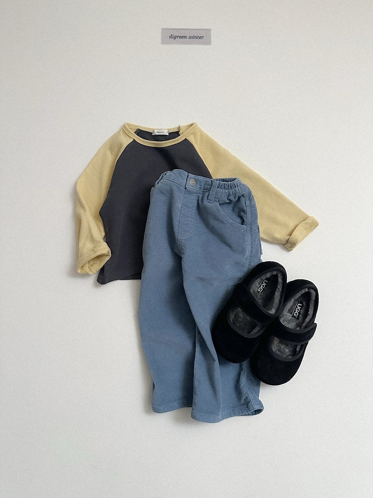 [digreen] Color Raglan Tee
