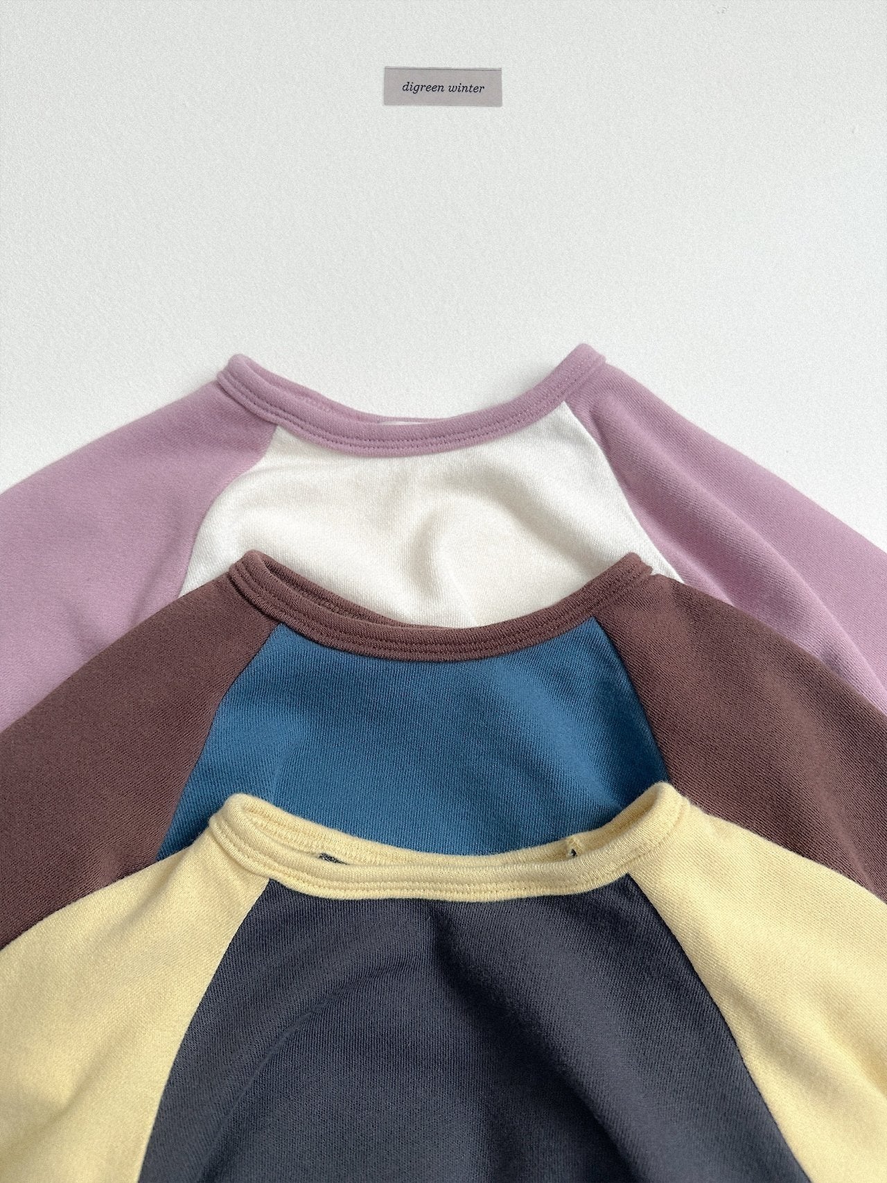 [digreen] Color Raglan Tee