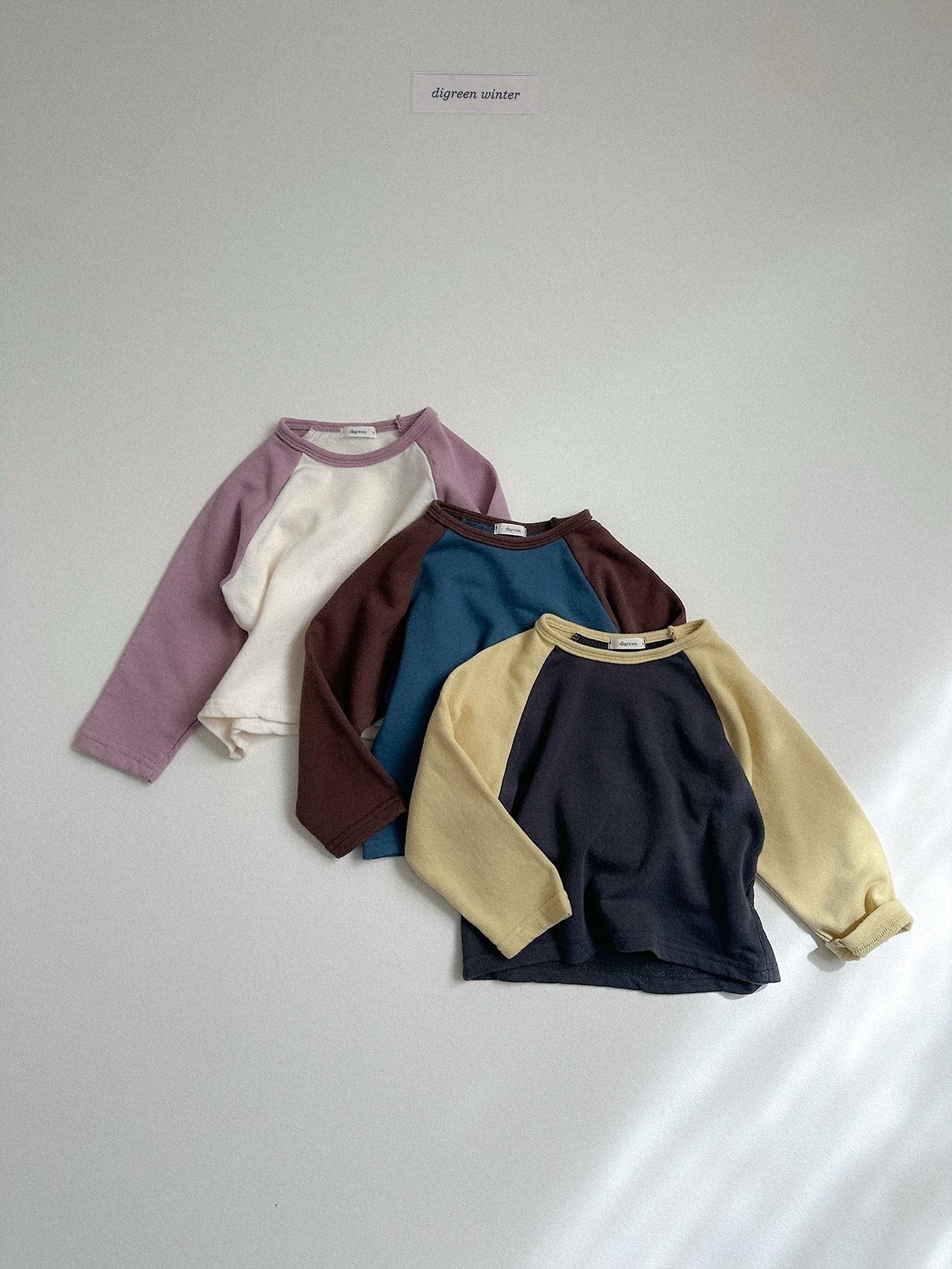 [digreen] Color Raglan Tee