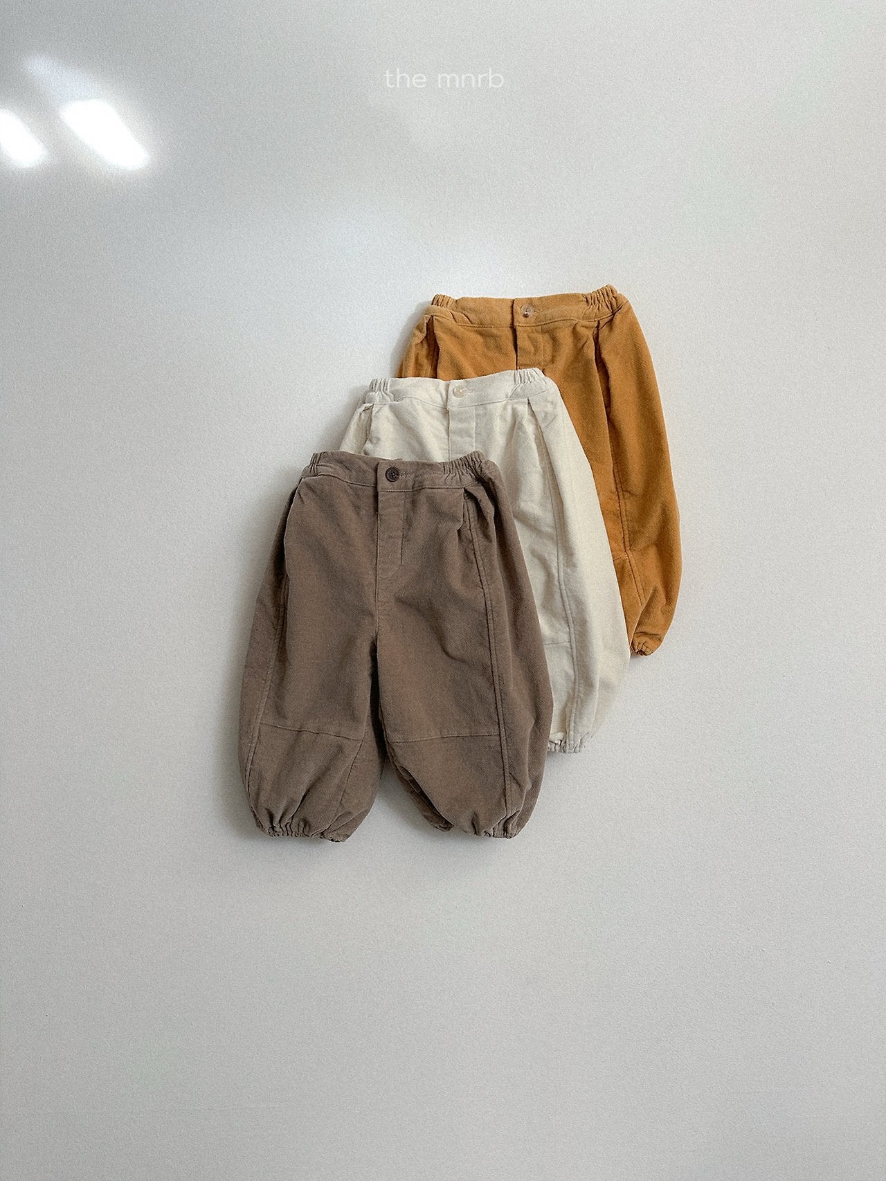 [minirobe] Winter peach jogger pants