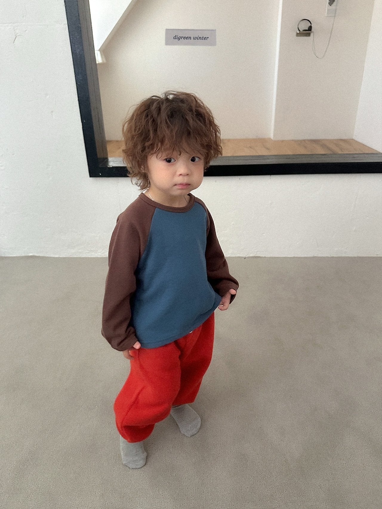 [digreen] Color Raglan Tee