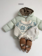 [digreen] Snowflake Knit Pullover