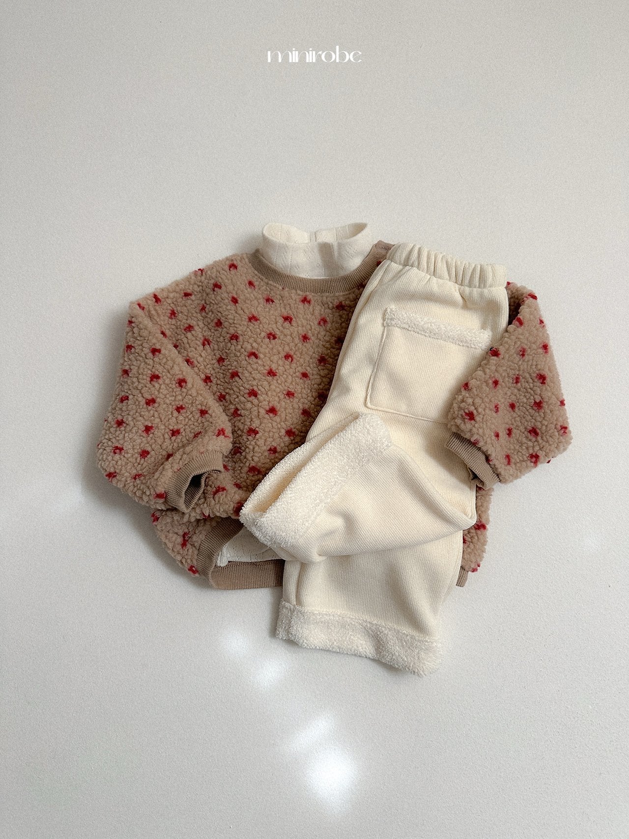[minirobe] Roll-up straight pants