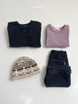 [minirobe] Roll-up straight pants