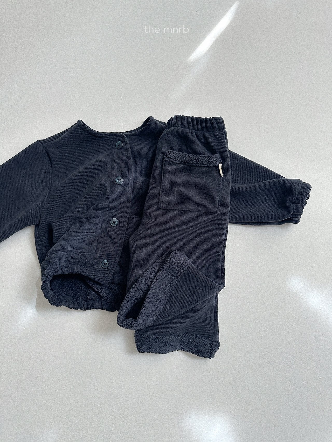 [minirobe] Roll-up straight pants