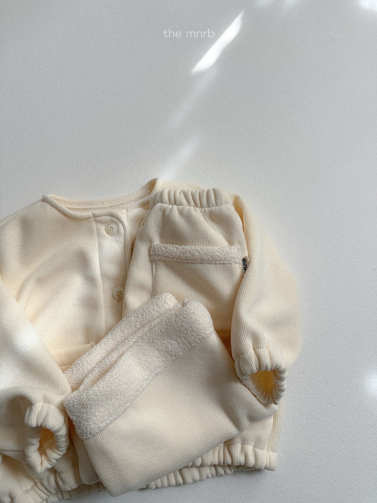 [minirobe] Roll-up straight pants