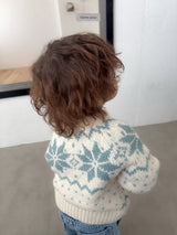 [digreen] Snowflake Knit Pullover