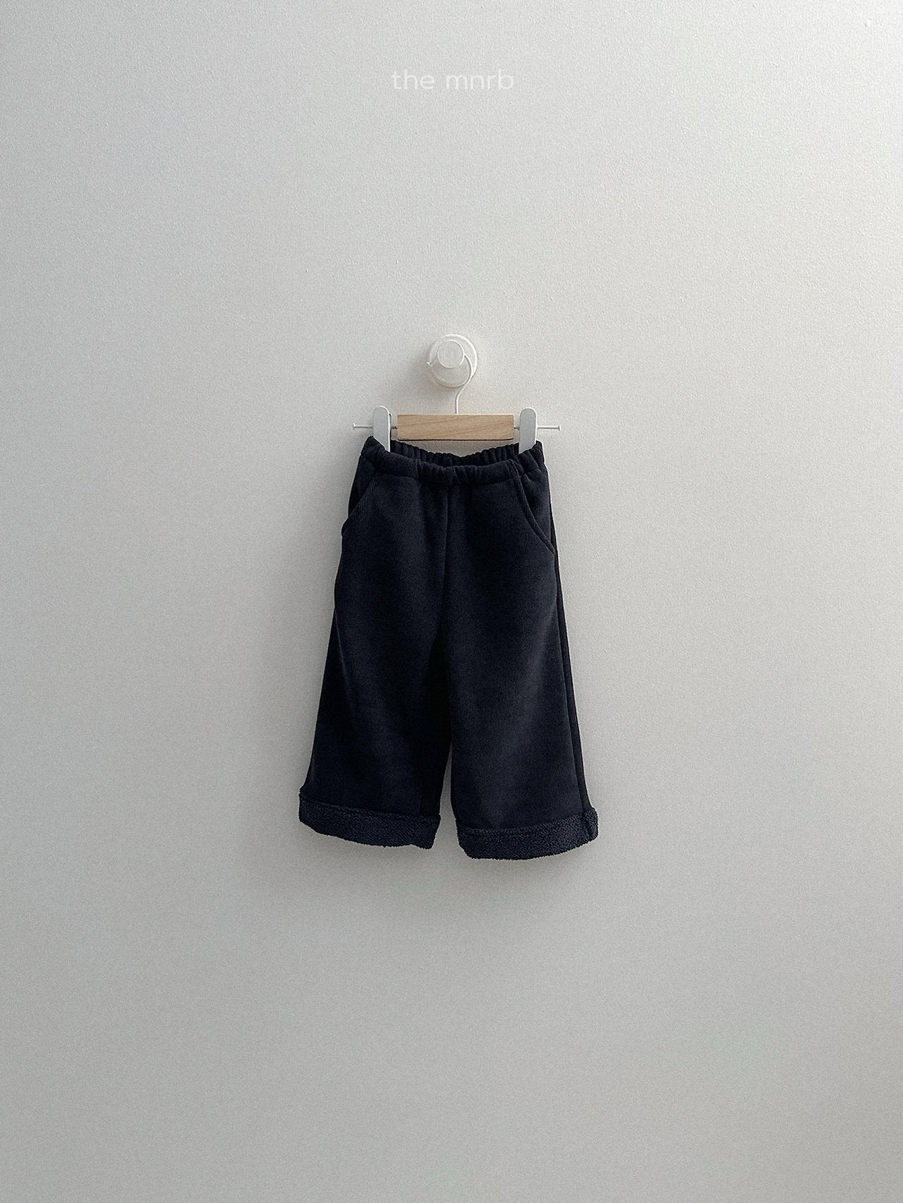 [minirobe] Roll-up straight pants