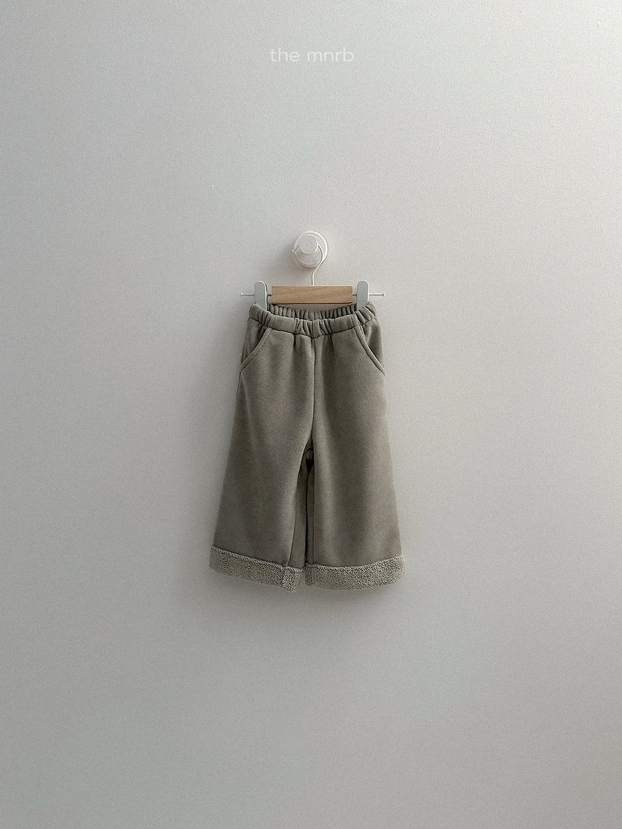 [minirobe] Roll-up straight pants