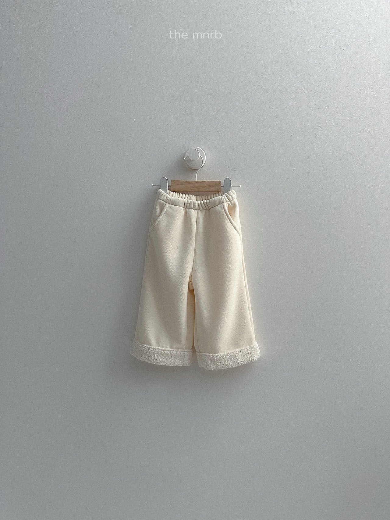 [minirobe] Roll-up straight pants