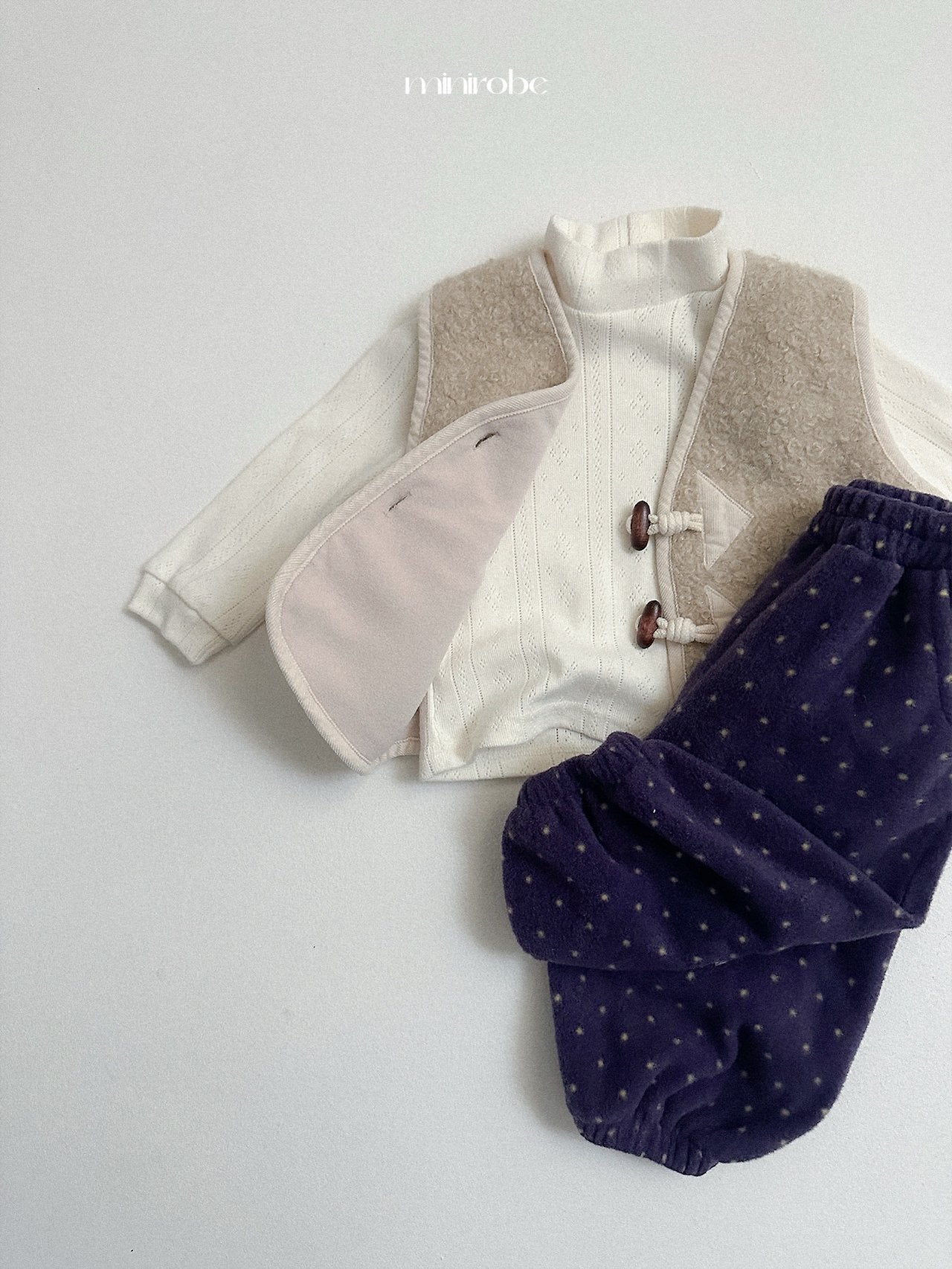[minirobe] Dumble toggle vest