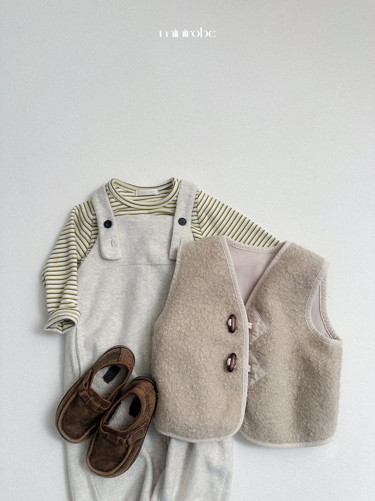 [minirobe] Dumble toggle vest