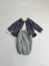 [minirobe] Lia check shirt