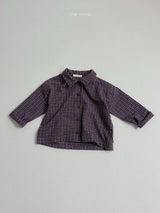 [minirobe] Lia check shirt