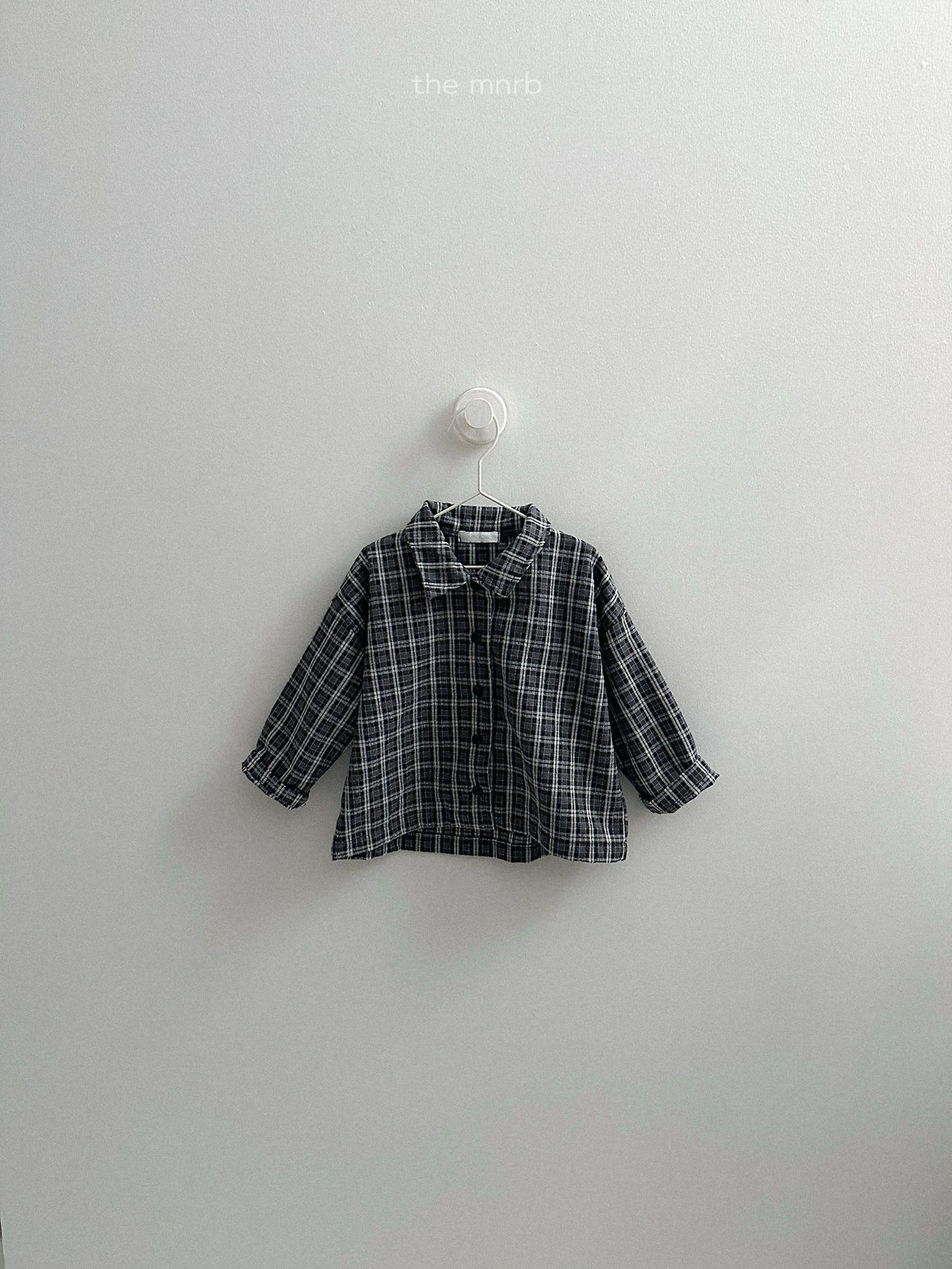 [minirobe] Lia check shirt