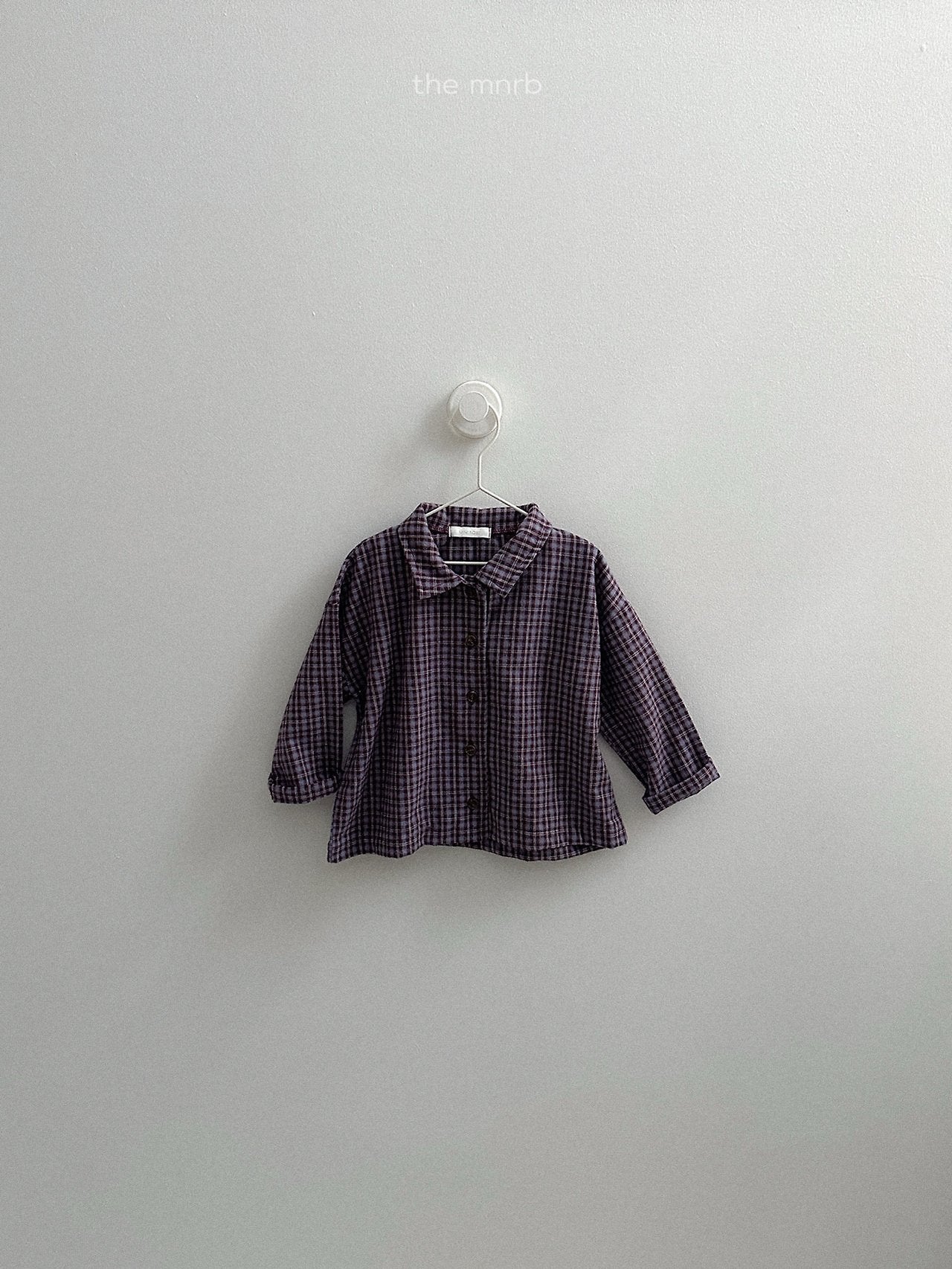 [minirobe] Lia check shirt